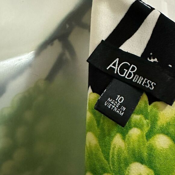 AGB Retro Neon Floral Office Formal Cocktail Sheath Sleeveless Midi Dress - Picture 5 of 7